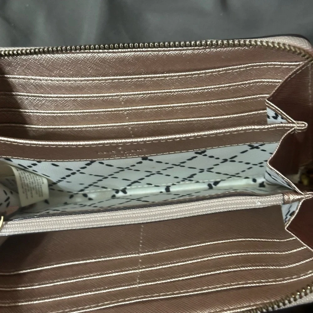Kate Spade Metallic Pink Wallet - Picture 4 of 7